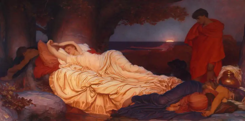 Cymon und Iphigenia von Frederic Leighton