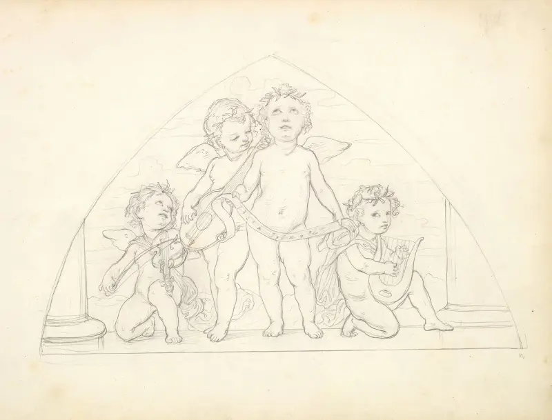 Čtyři hudební putti, Frederic Leighton