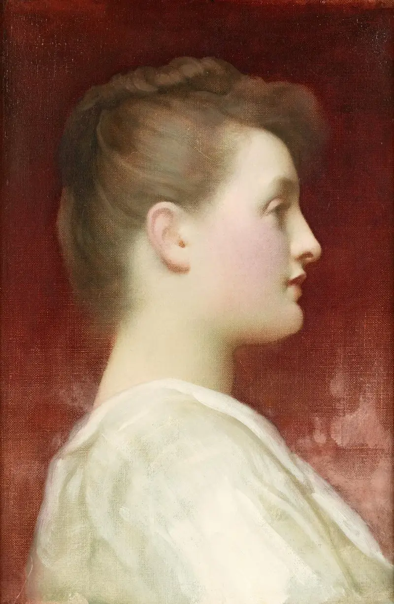 Dziewczyna z profilu, Frederic Leighton