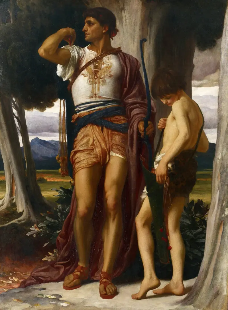 Jónatanovo znamení Davidovi, Frederic Leighton