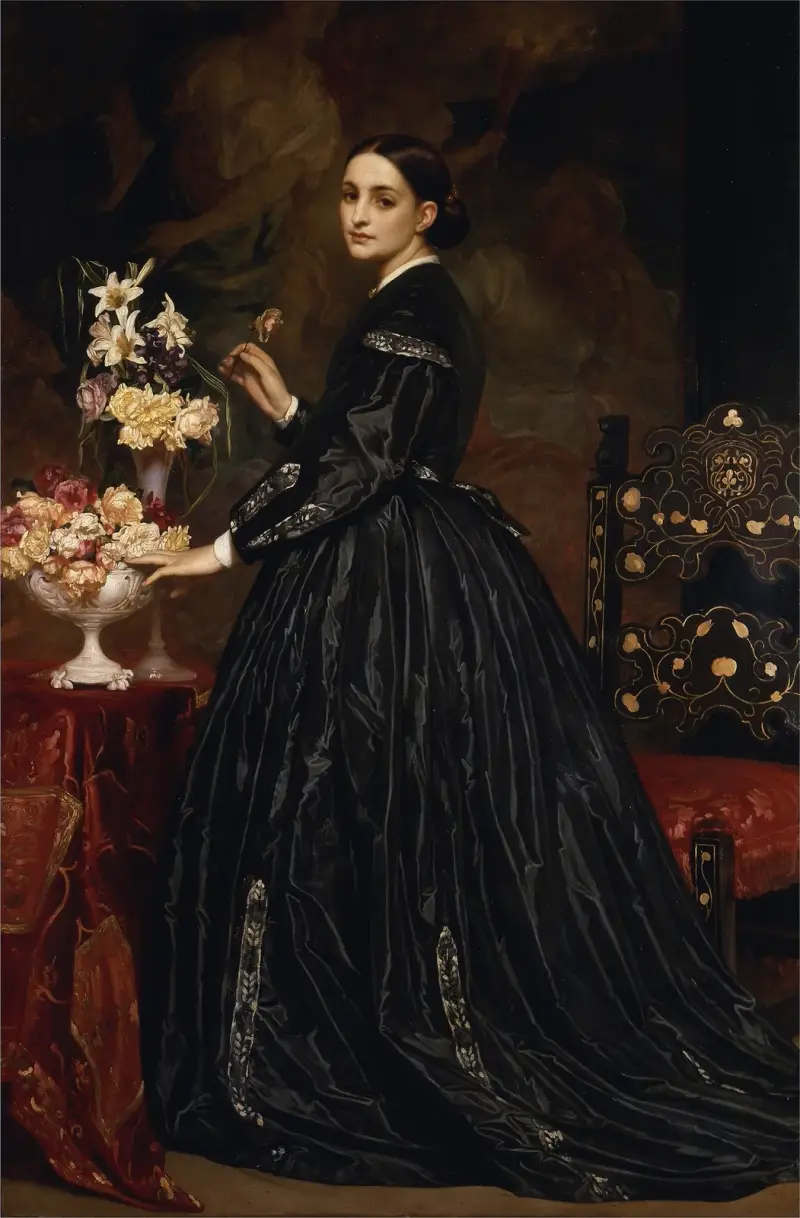 Portret pani James Guthrie, Frederic Leighton