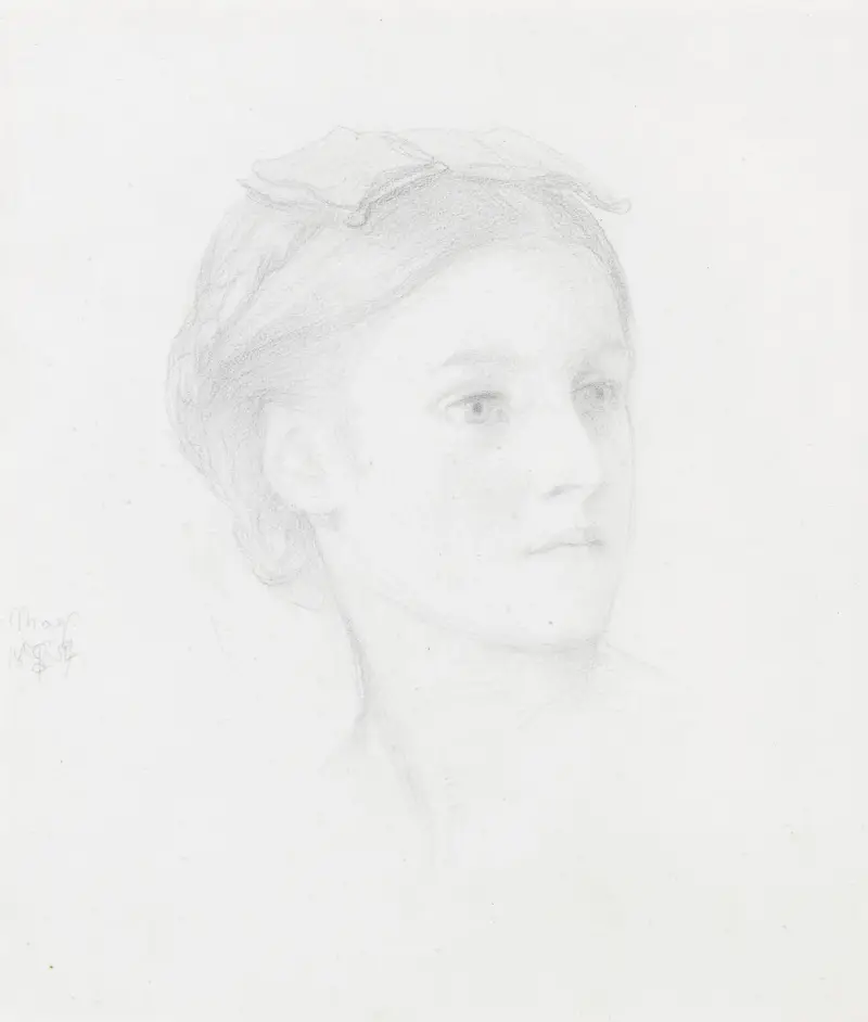 Porträt von May Sartoris – Nr. 1 von Frederic Leighton