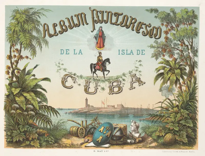 Album pintoresco de la isla de Cuba – Title Page av Pierre Toussaint Frédéric Mialhe