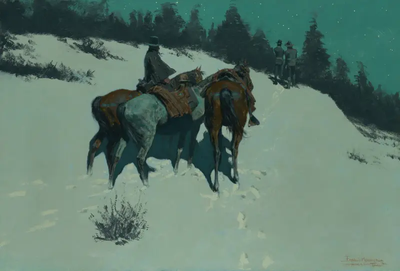 En spaning av Frederic Remington