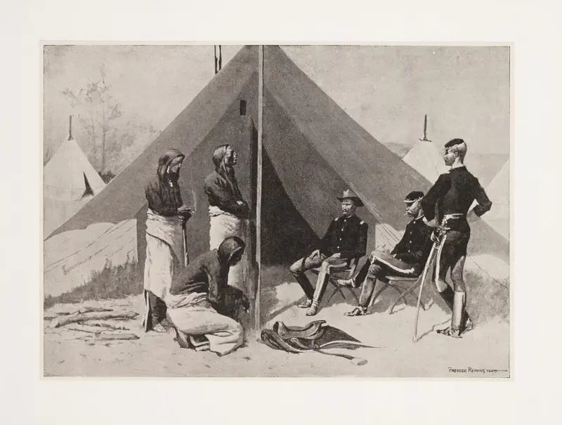 An appeal for justice av Frederic Remington