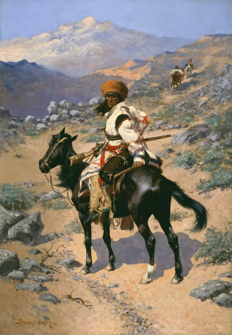 An Indian Trapper av Frederic Remington