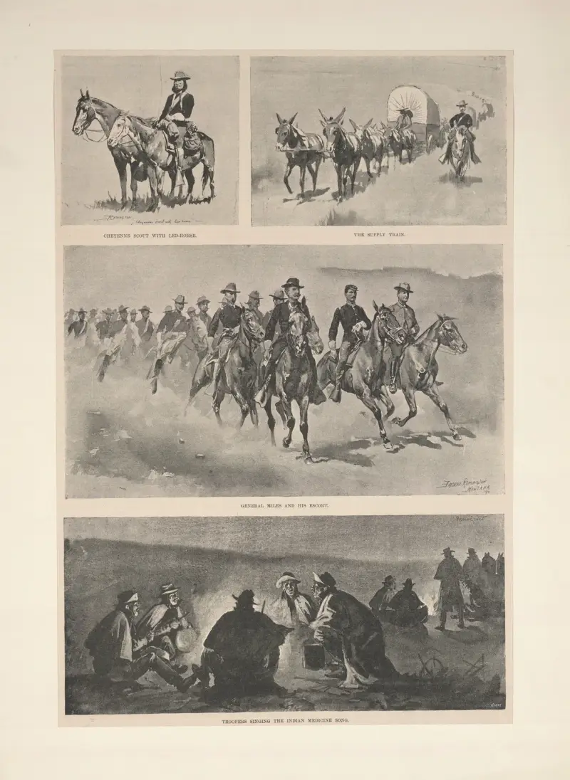 Chasing a major-general av Frederic Remington