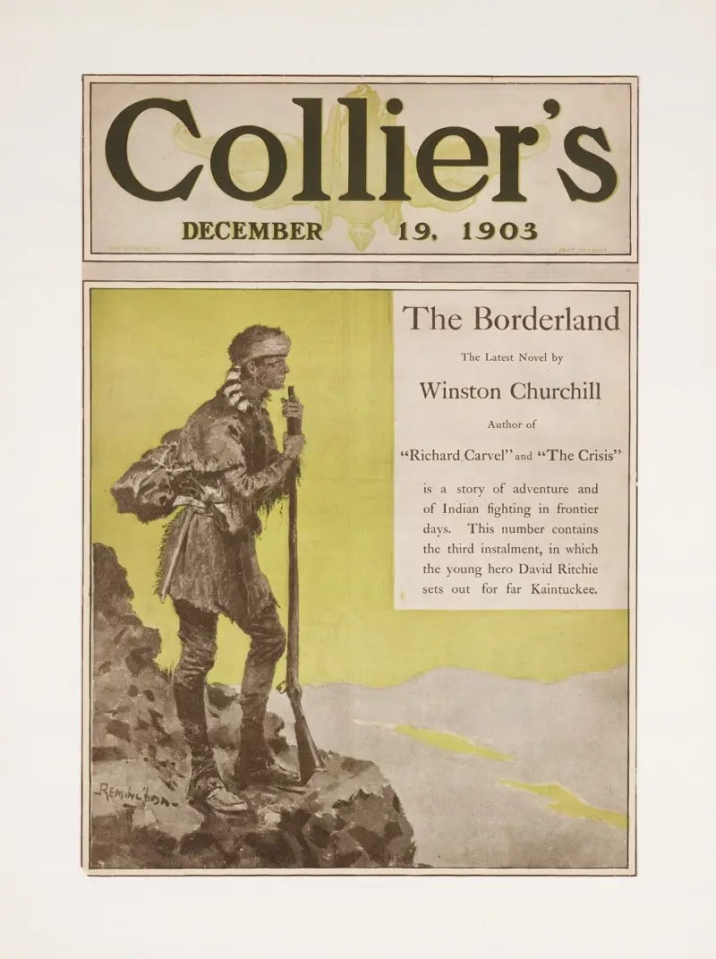 Cover of Collier’s December 19, 1903 av Frederic Remington
