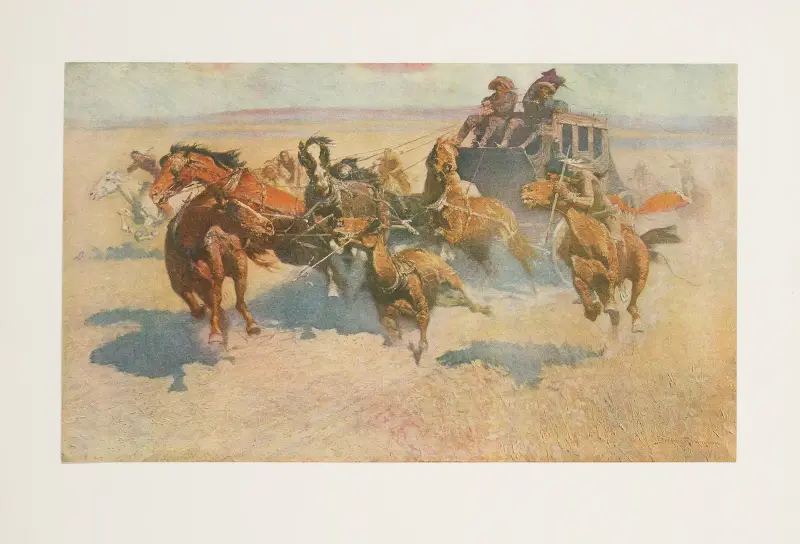 Downing the high header av Frederic Remington