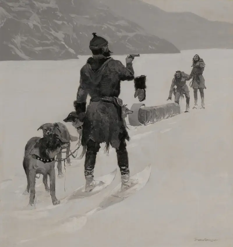 Hands Off av Frederic Remington
