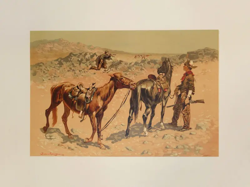 Antilopenjagd von Frederic Remington