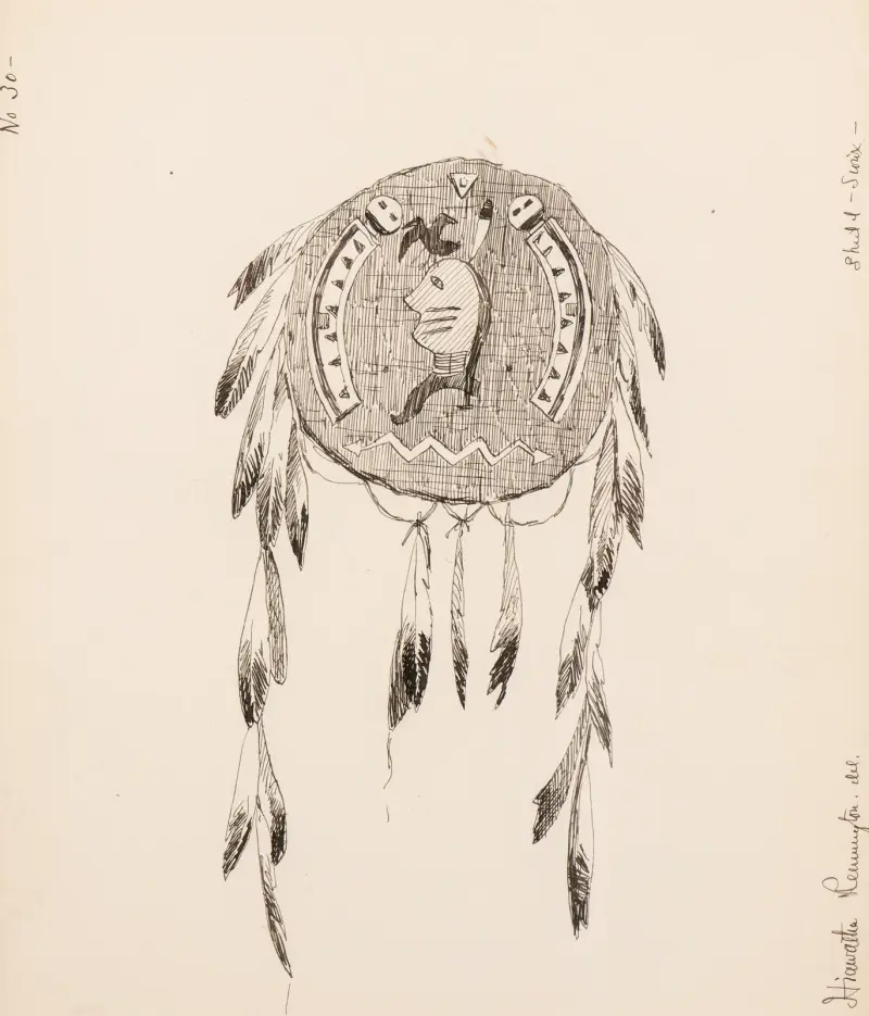 Illustration till The Song of Hiawatha av Frederic Remington