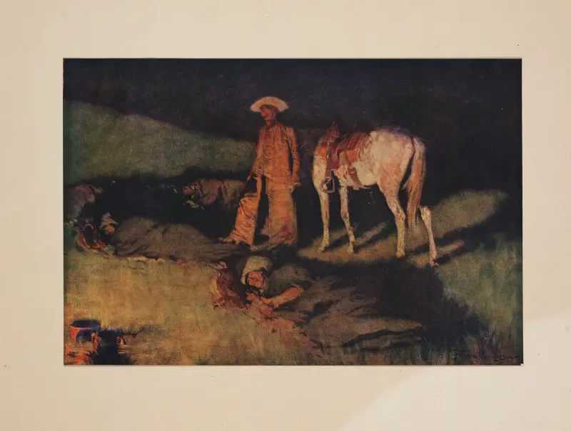 In från nattflocken av Frederic Remington
