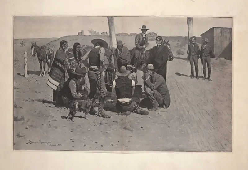 Mexican monte av Frederic Remington