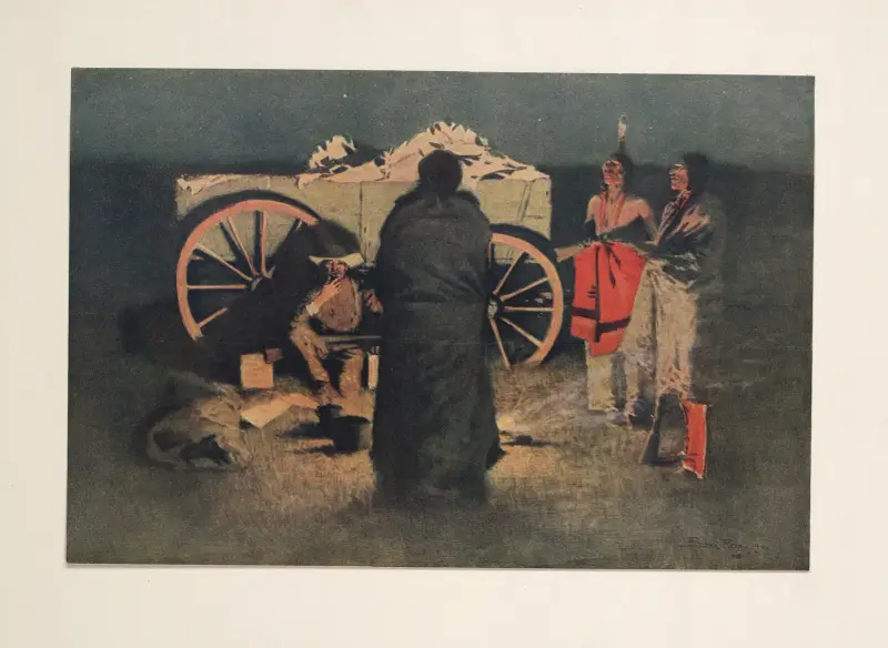 Shotgun hospitality av Frederic Remington