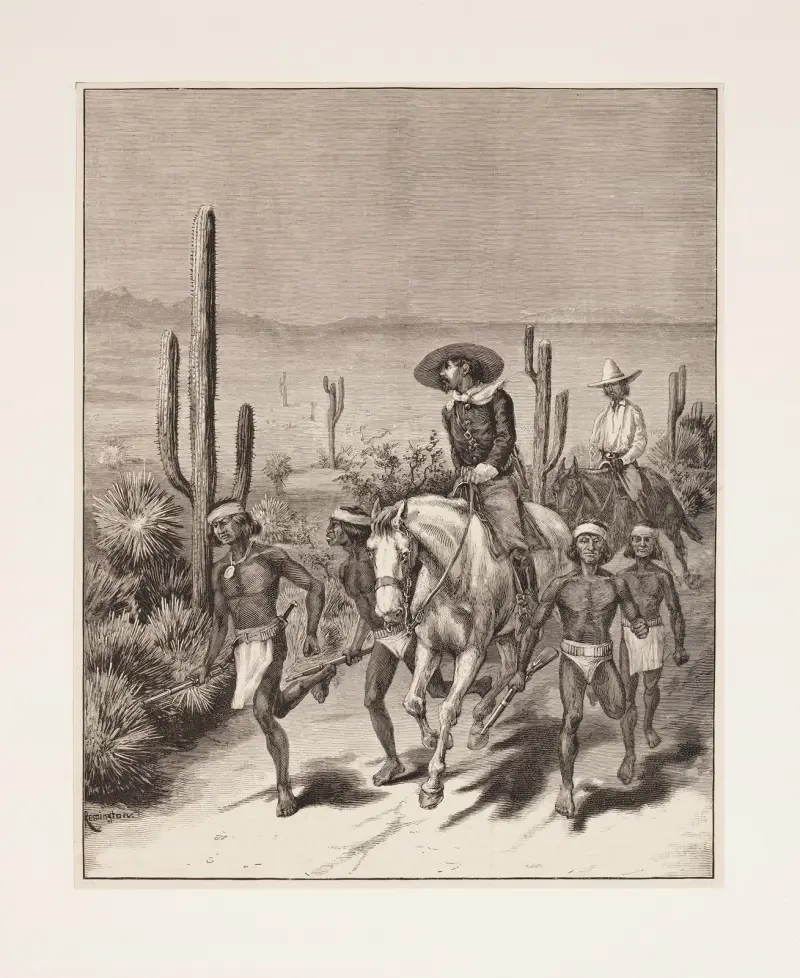 Apachekriget – indianska spejare på Geronimos spår av Frederic Remington