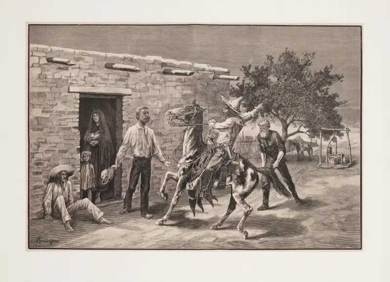 The Apaches are coming av Frederic Remington