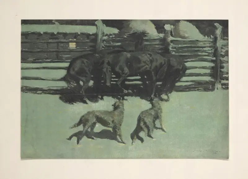 Ropet på hjälp av Frederic Remington