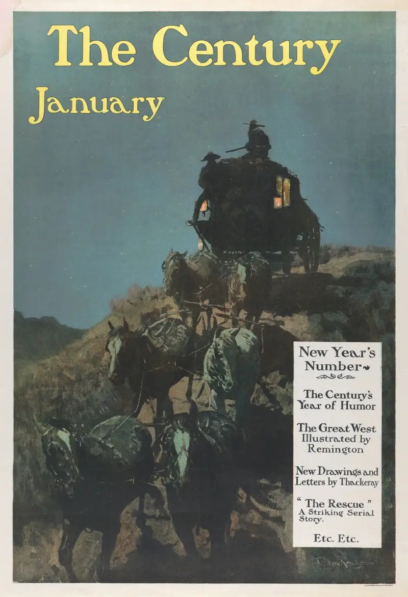 The Century; New Year’s Number, January av Frederic Remington