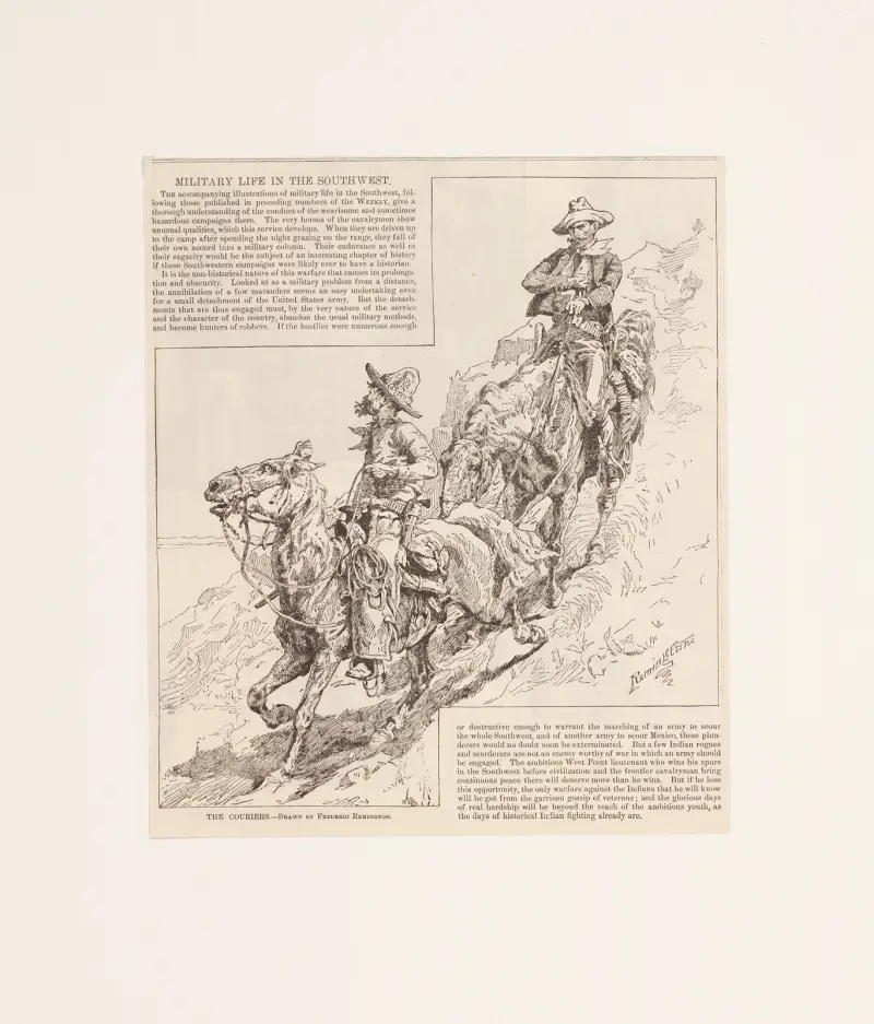 Kurirerna av Frederic Remington