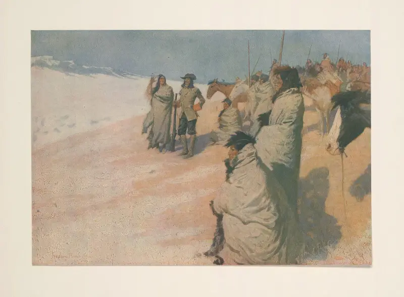 The Great Explorers. IV–La Vérendrye av Frederic Remington