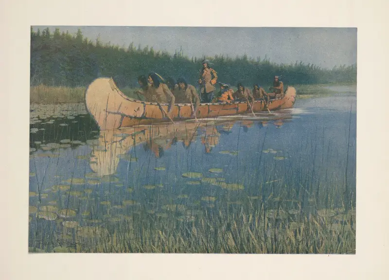The great explorers. IV–Raddison av Frederic Remington