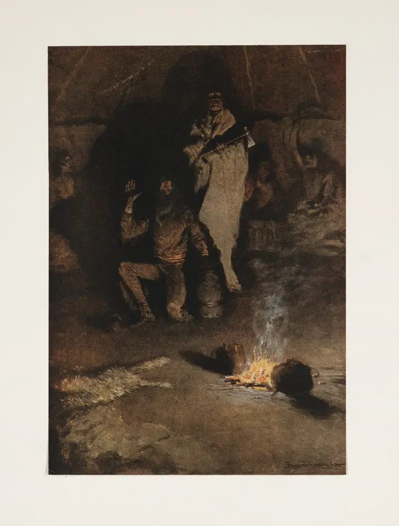 Whiskyhandlarens vakt av Frederic Remington