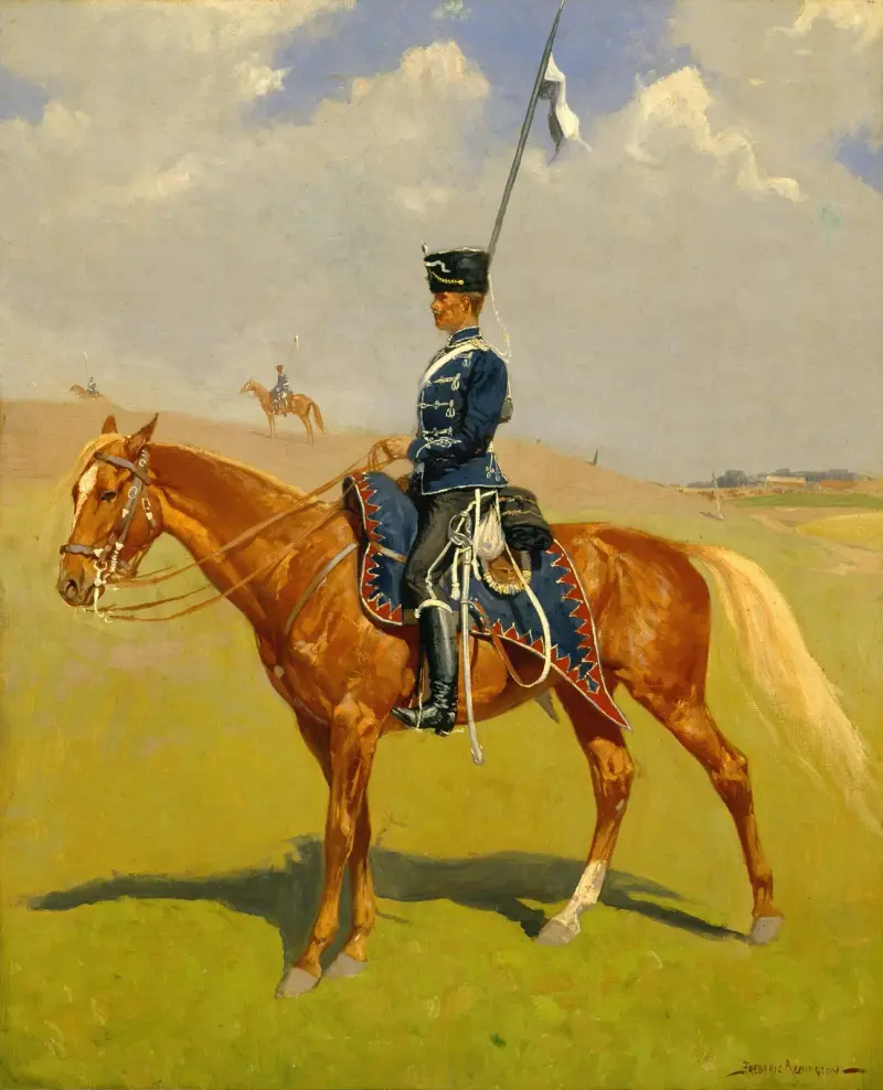 The Hussar av Frederic Remington