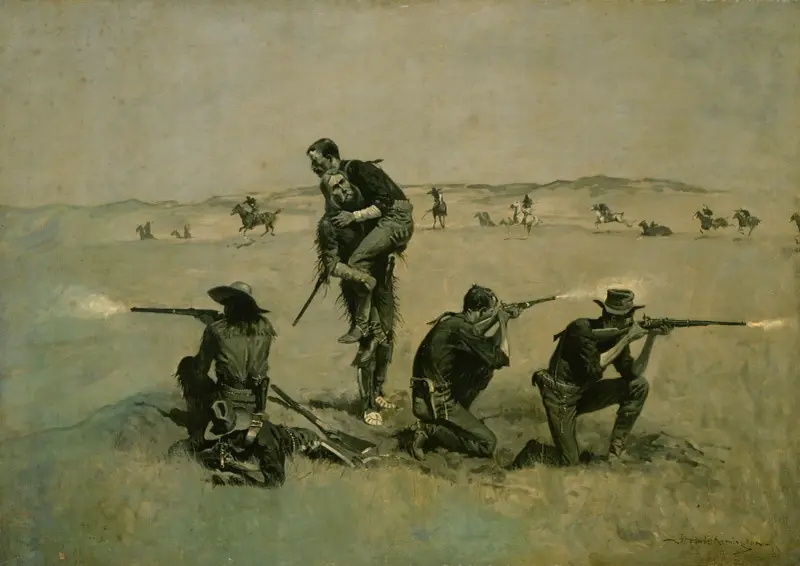 The Last Stand av Frederic Remington