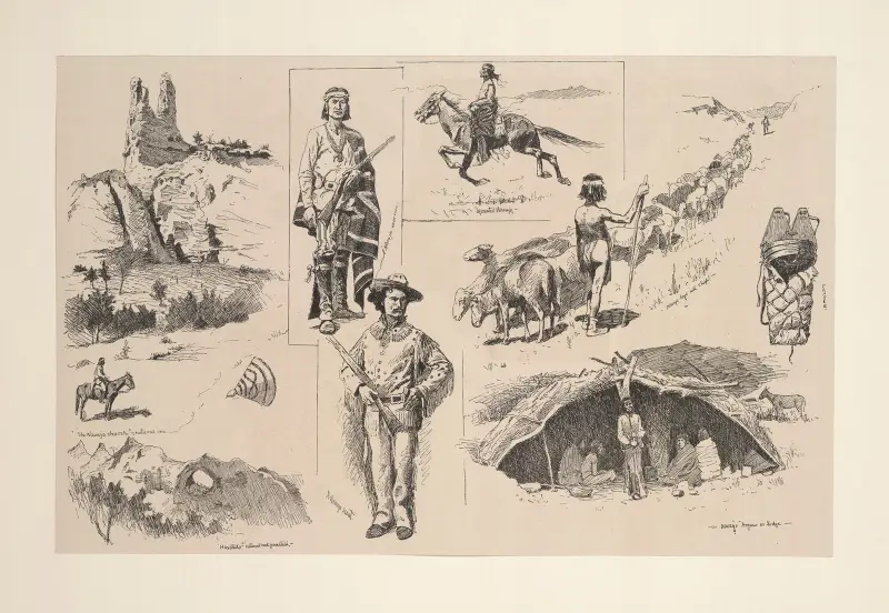 The Navajo Indians av Frederic Remington