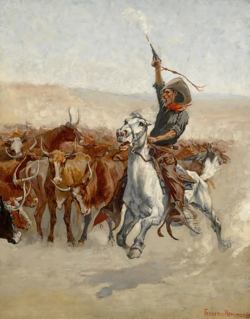 The Round-Up av Frederic Remington