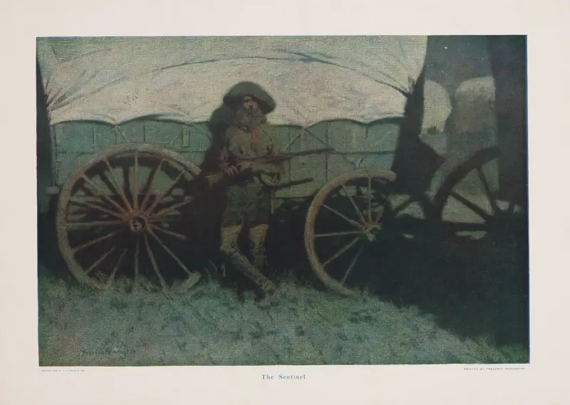 The Sentinel av Frederic Remington