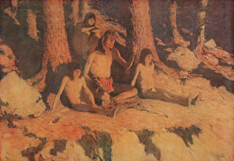 Berättelsen om vart solen tar vägen av Frederic Remington