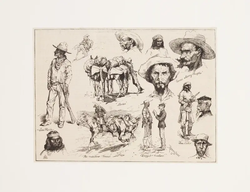 Types from Arizona av Frederic Remington