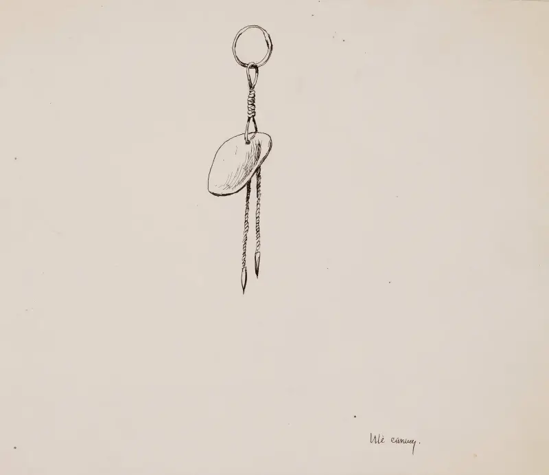 Ute Earring av Frederic Remington
