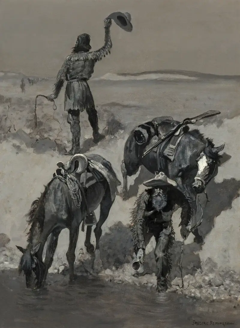 Water! av Frederic Remington