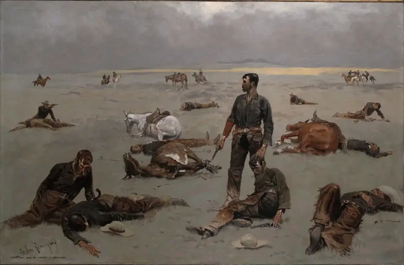 What an Unbranded Cow Has Cost av Frederic Remington