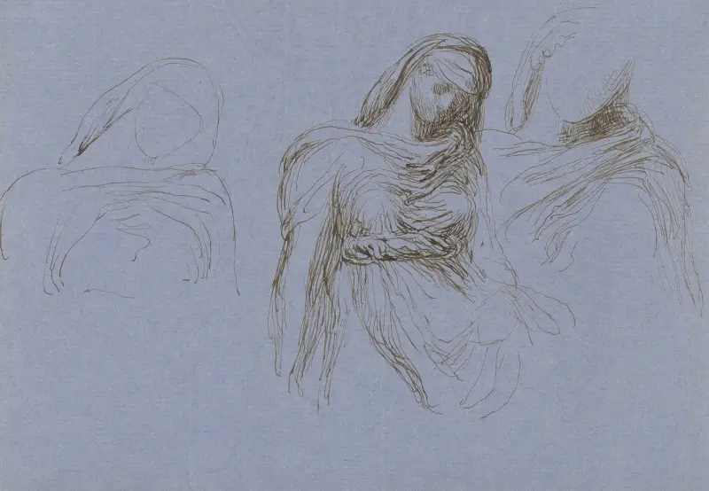 Study of Death for ‘Time and Death’ av George Frederic Watts