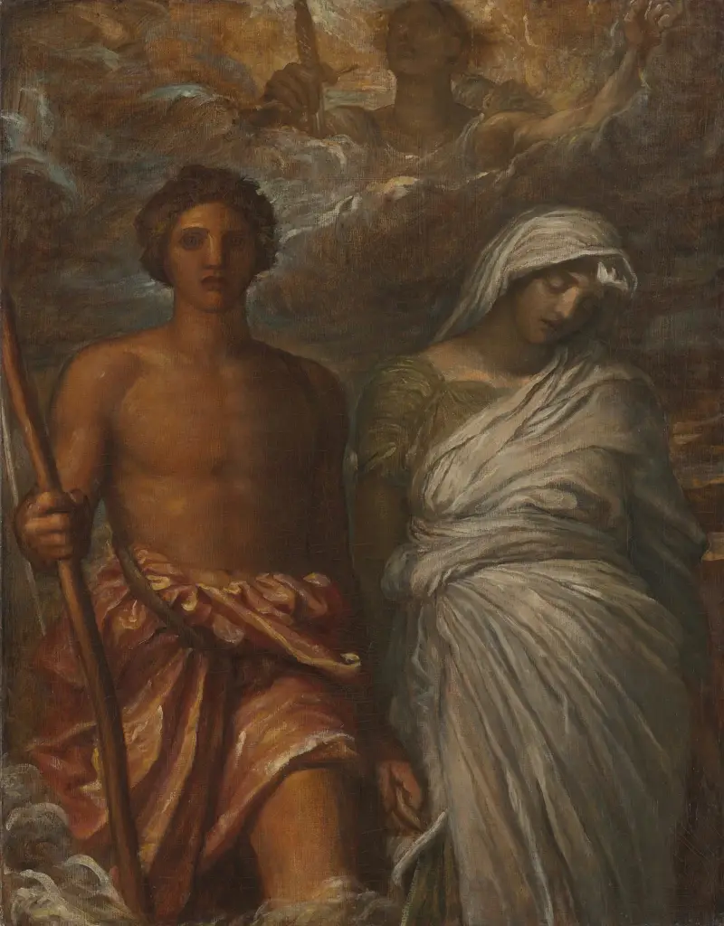 Tiden, döden och domen av George Frederic Watts