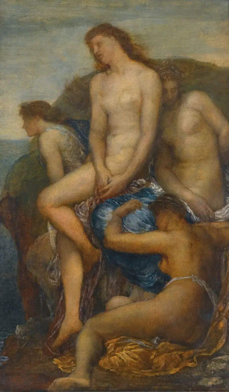 Watching For The Return Of Theseus av George Frederic Watts