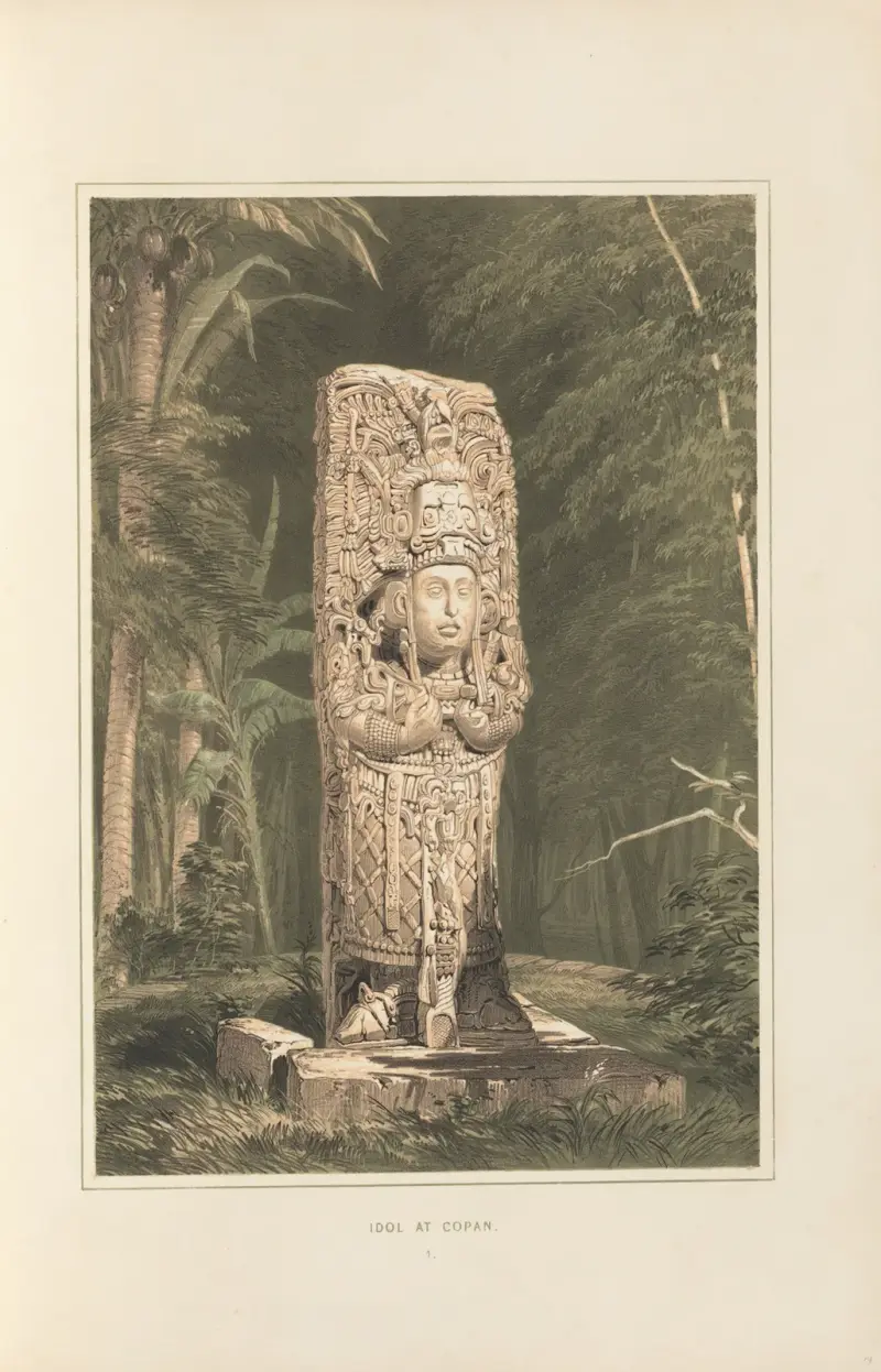 Modla v Copánu, Frederick Catherwood