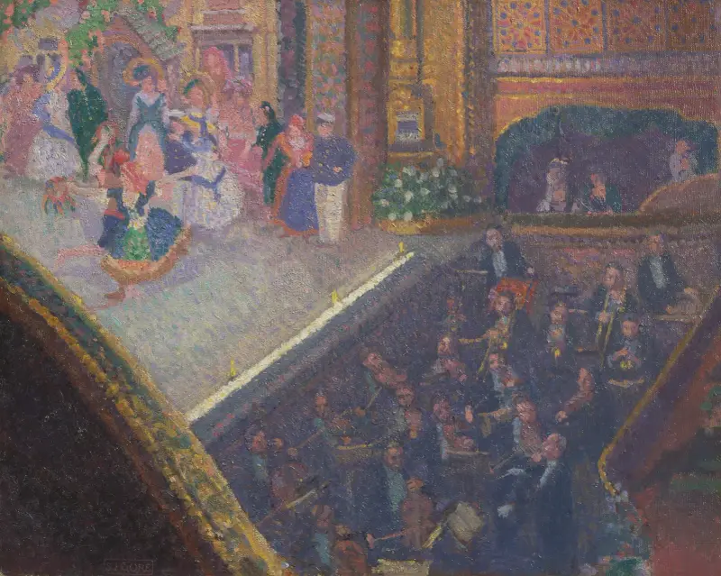 Ballet Scene from ‘On the Sands’ av Spencer Frederick Gore