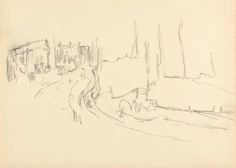 Cave of the Golden Calf; Interior of a Theatre av Spencer Frederick Gore