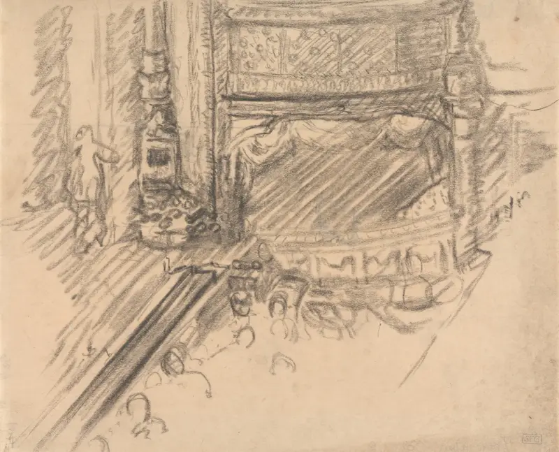 Studie zu „On the Sands“ von Spencer Frederick Gore