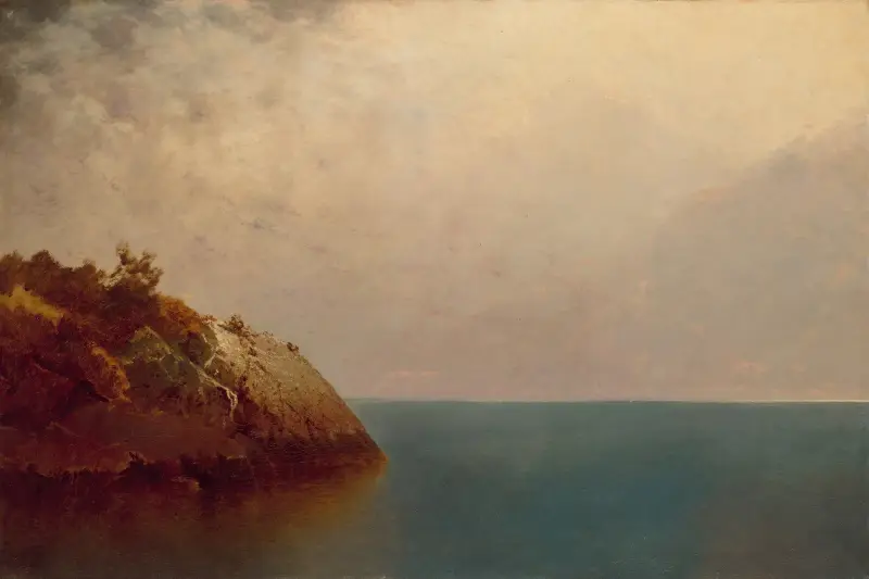 En dimmig himmel av John Frederick Kensett