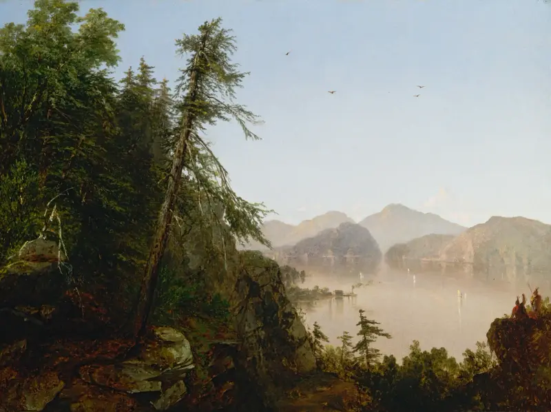 Am Hudson von John Frederick Kensett