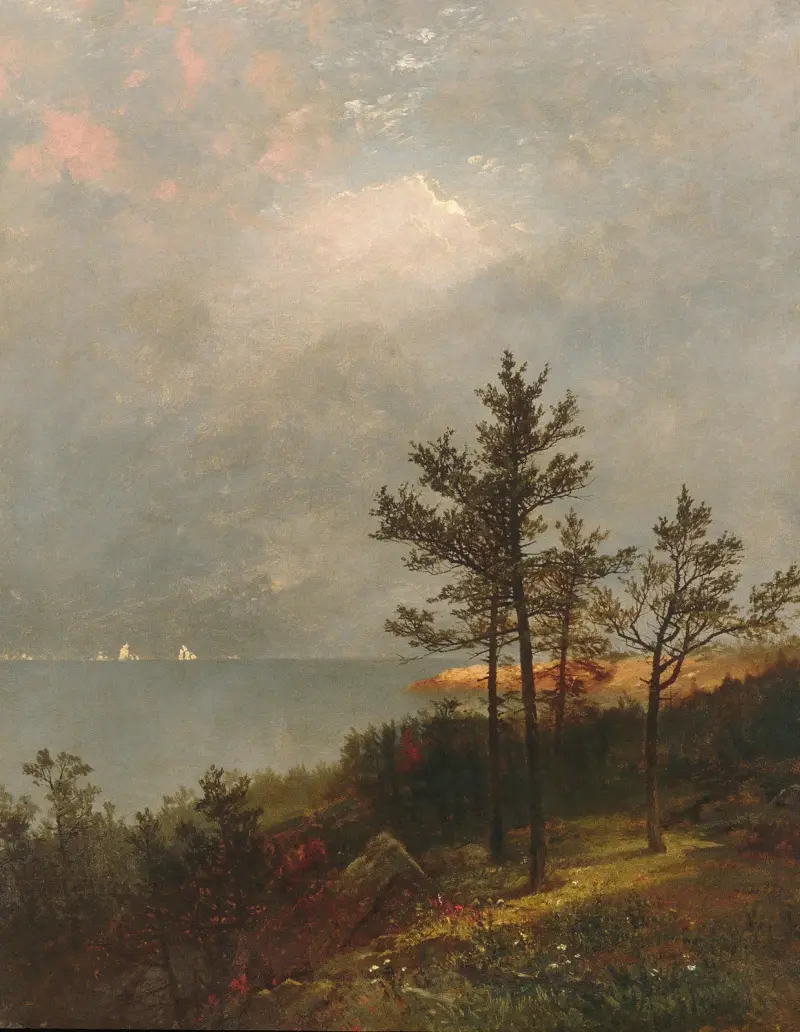 Gathering Storm on Long Island Sound av John Frederick Kensett