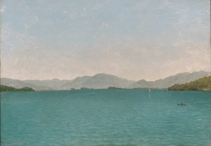 Lake George, freie Studie von John Frederick Kensett
