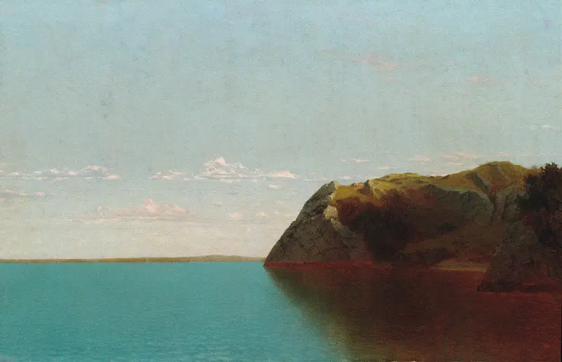 Newport Rocks av John Frederick Kensett