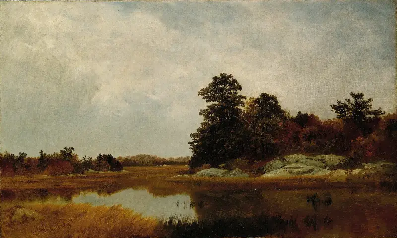 Oktober in den Marschen von John Frederick Kensett